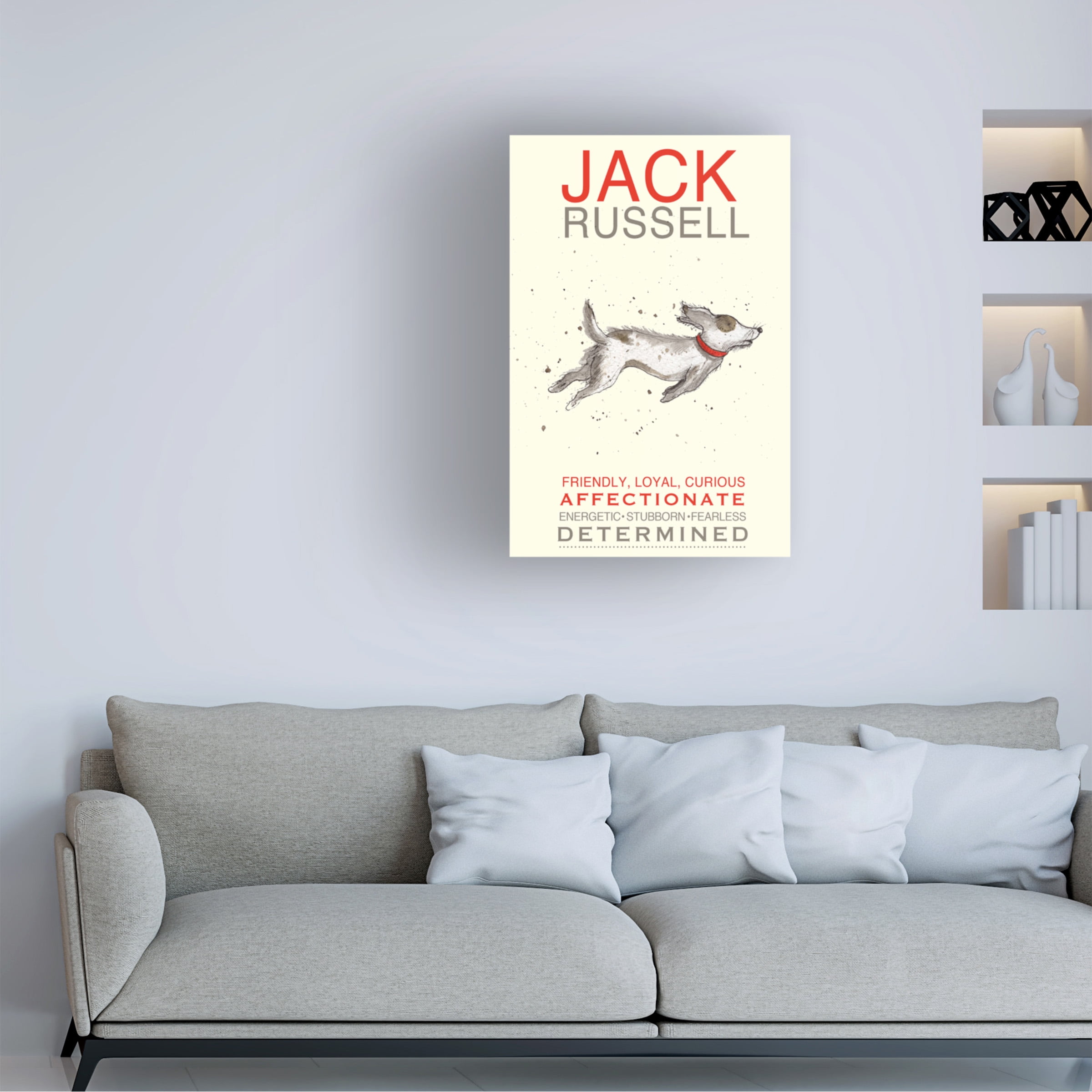 Michelle Campbell 'Jack' Canvas Art
