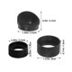 thumbnail image 2 of AURARMLET 6Ud Copa Para Ocular De Microscopio Con Material Resistente De Plástico Negro Para Lentes Ópticos, 2 of 8