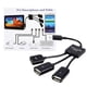 thumbnail image 5 of HUB Micro USB 3 en 1 Macho a Hembra Doble USB 2.0 Host OTG Cable Adaptador (Negro), 5 of 6