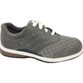 thumbnail image 2 of Women's Drew Enterprise Comfort Sneaker Grey Microsuede/Mesh 5 M, 2 of 2