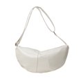 thumbnail image 1 of Bolso Bandolera Dumpling para Mujer Piel Sintética Color Sólido () Blanco, 1 of 9