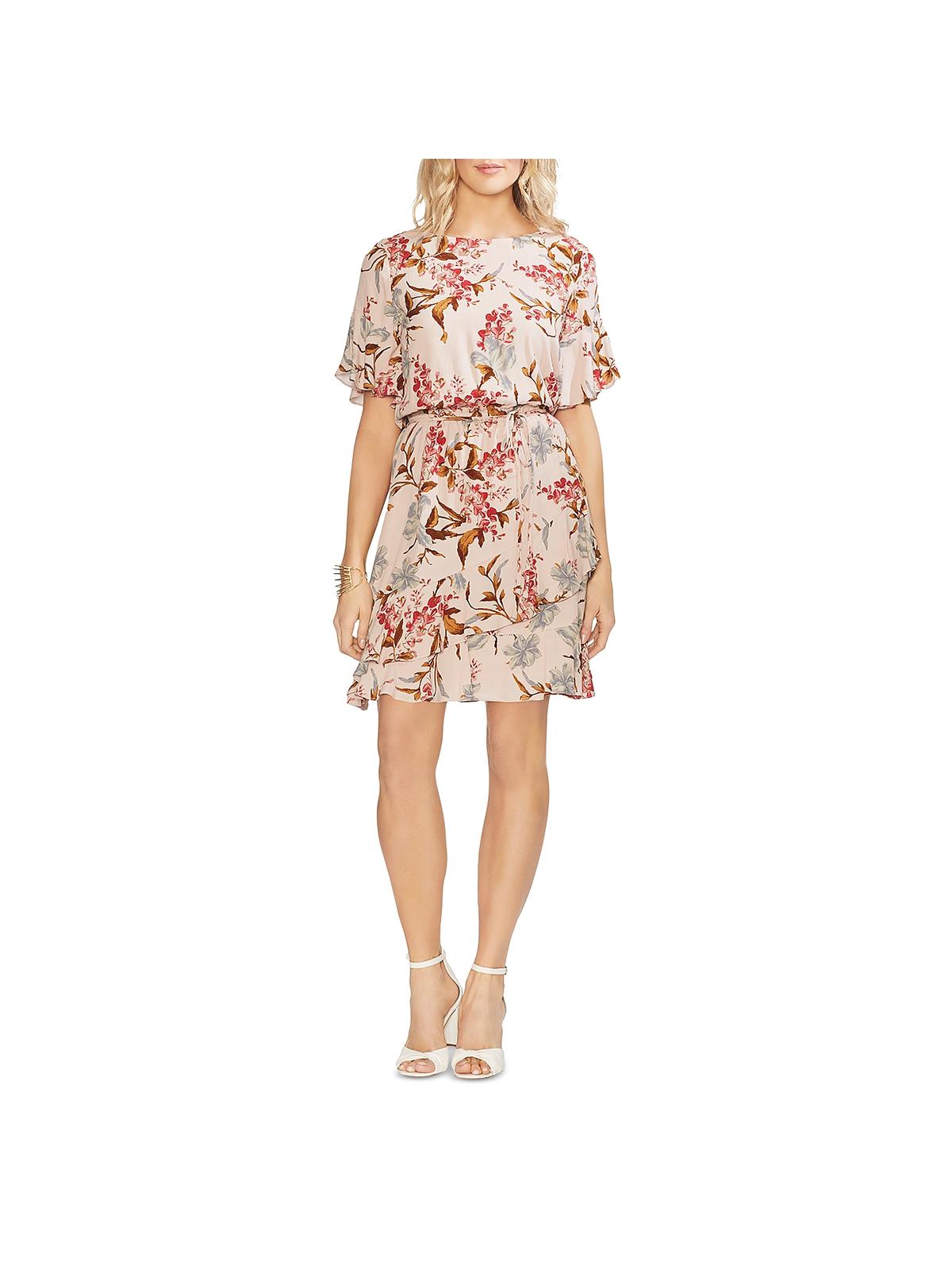 Floral Blouson Casual Dress