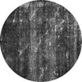 thumbnail image 1 of Ahgly Company Indoor Round Abstract Gray Modern Area Rugs, 4' Round, 1 of 4