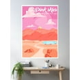 thumbnail image 2 of Pink Sky Art Deco Poster Wall Art, Modern Wall Decor For Living Room Bedroom, 8x12 UNFRAMED, 2 of 3