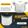 thumbnail image 6 of AZ4U Dryer Lint Filter Screen and Lint Trap Cover Housing Replaces for LG DLGX3876W DLG3181W DLG3501W DLG3401W DLG3601W DLG3461W DLG2602W DLGX3901W, 6 of 7