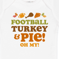 thumbnail image 4 of Inktastic Football Turkey and Pie Girls Baby Bodysuit, 4 of 5