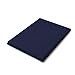 thumbnail image 3 of Luxury Cathay Silky Soft Polyester Single Flat Sheet, Twin Size, Navy Blue, 3 of 4