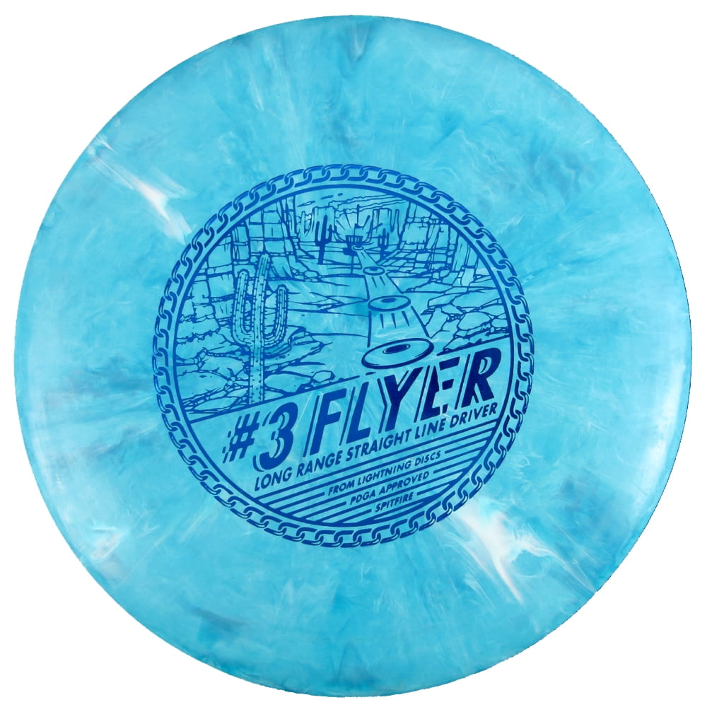 Lightning Golf Discs 3 Flyer Fairway Driver Golf Disc [Colors may vary