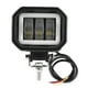 thumbnail image 5 of Luz de trabajo LED de 3,5 pulgadas, 6000 K, 30 W, impermeable, cuadrada, con forma de ojo de ángel, para coche, ATV, barco, vehículo todoterreno (luz blanca fría), 5 of 14