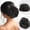 D, variant on EGNMCR Wigs Human Hair Messy Bun Easy Clip Wig female grasping Clip HairNatural Hair Curler Fashion hair