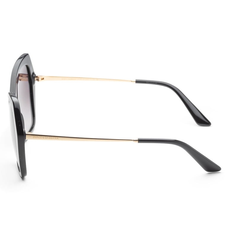 Dolce & Gabbana DG4399 501/8G Sunglasses Black Frame Grey Gradient Lens 56mm New Dolce & Gabbana DG4399 501/8G Sunglasses Black Frame Grey  main image 2