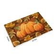 thumbnail image 3 of SuoKom Orange Pumpkin Bath Mat for Bathroom, Pumpkin Orange Bathroom Rug Non Slip Bathtub Rug Bathroom Tub Diatomaceous Mud Shower Rugs Washable, 3 of 8