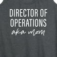 thumbnail image 3 of Instant Message - Director Of Operations Aka Mom - Women's Racerback Tank Top, 3 of 6