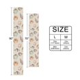 thumbnail image 6 of Yayeee Table Runner 90 inches Long Home Kitchen Dinning Party Decoration, Green Watercolor Seashells, 6 of 7