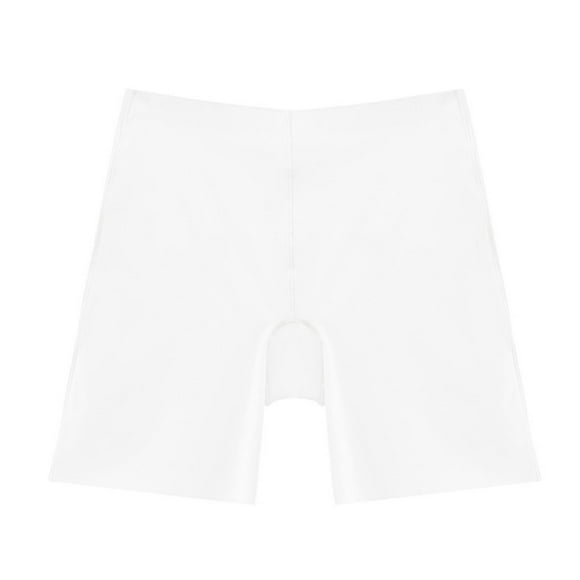 Ketyyh-chn99 Gym Leggings for Women Pants for Women Anti Walking Not Rolled Edge Bottoming Pants Ice Silk Waistband Insurance Pants High Waist Belly Panties Female White,M