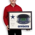 thumbnail image 4 of Dallas Cowboys 25.5'' x 19.5'' 25-Layer StadiumViews 3D Wall Art, 4 of 5