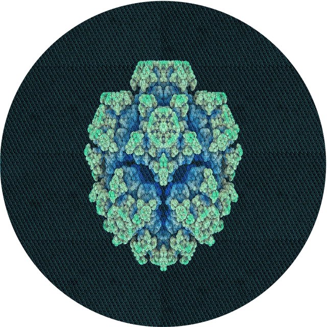 Ahgly Company Tapis Rond Lavable en Machine Intérieur Transitionnel Noir Nuit, 6 Pieds Rond