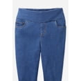 thumbnail image 5 of Woman Within Plus Size Flex Pull-On Straight-Leg Gap-Free Stretch Denim Jeans, 5 of 6