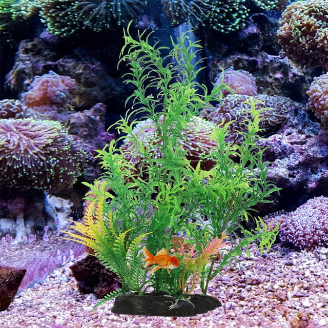 BESTYASH 2Ud Accesorios De Acuario Artificiales Para Natural