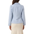 thumbnail image 3 of BLAZER DE TWEED PARA MUJER CON CUELLO CON MUESCA Y MANGAS LARGAS, ELEGANTE Y CASUAL DE OTOÑO, TALLA L, 3 of 6