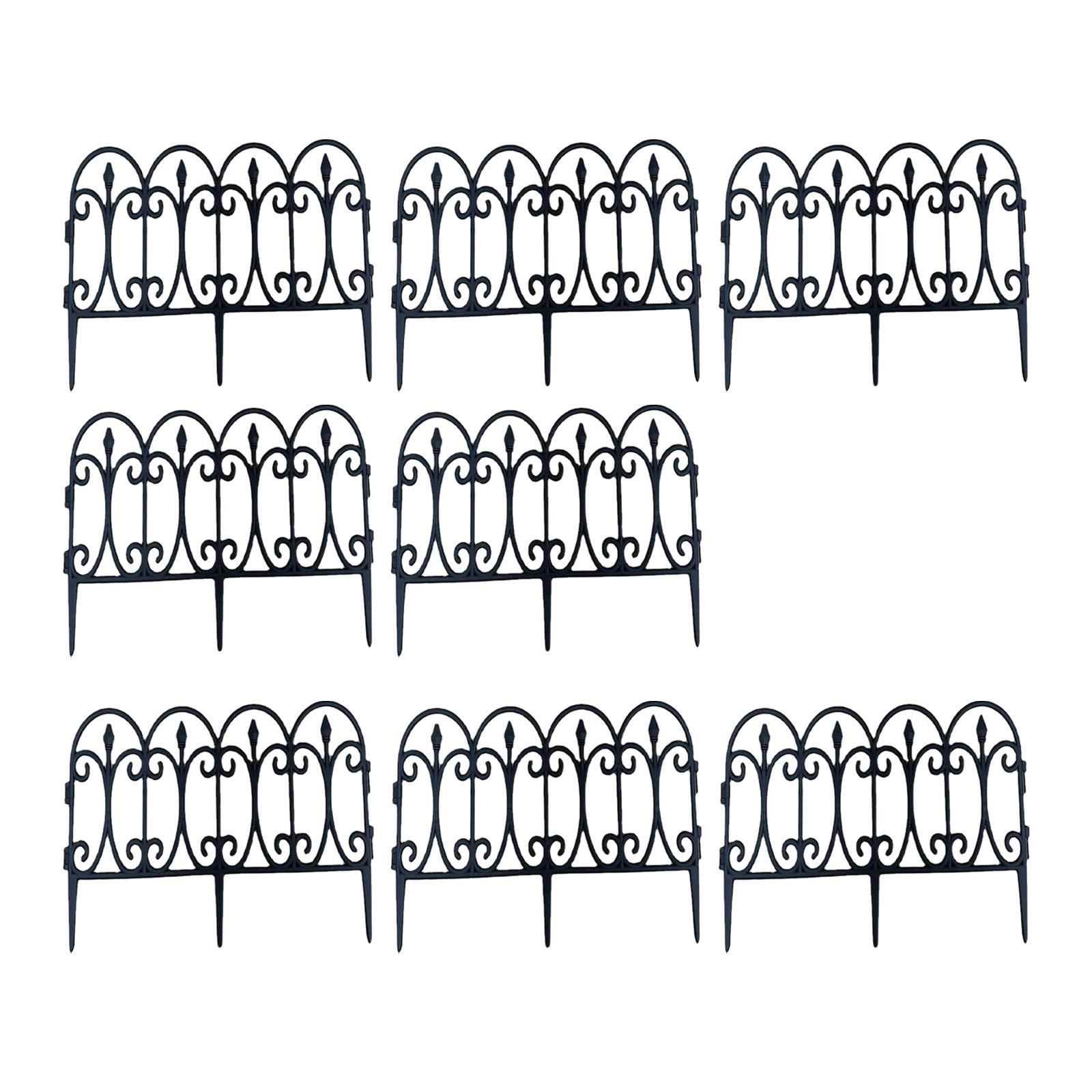 Garden Fence Decorative Edging Landscape Border for Decor Patio Backyard 8pcs