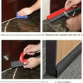 thumbnail image 5 of Mmeneyy 2 Inch W X 39 Inch L Door Draft Stopper Under Door Draft Stopper For Exterior/Interior Doors Soundproof Door Bottom Weather Stripping, 5 of 5