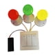 thumbnail image 3 of Tablero sensorial con interruptor de luz, accesorio para tablero de actividades, juguetes educativos de aprendizaje temprano para niños pequeños en rojo amarillo verde, 3 of 8