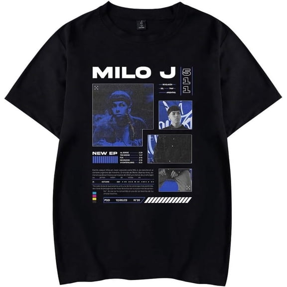 Milo J 511 Album Merch T-Shirts Summer Women Men Fashion Casual Short Sleeve Tee Streetwear