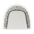 thumbnail image 3 of Rowan 27.5" Rope Barrel Low Back Patio Counter Stool, Set of 2, Optic White Acrylic, 3 of 6