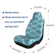 thumbnail image 4 of Naloa Best Dad Ever Car Seat Covers 2PCs Front Car Seat Covers Universal fit for Most Cars SUVs and Trucks - 1, 4 of 5