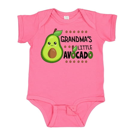 

Inktastic Grandma s Little Avocado with Cute Baby Avocado Gift Baby Boy or Baby Girl Bodysuit