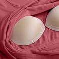 thumbnail image 5 of Women's With Bra Cup And Cup Integrated Solid Color Minimalist Women's Bottom Long Sleeved Shirt And Underwear, Maternity Nursing Sleepwear Sets with Side Panels, 5 of 8