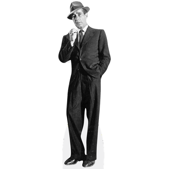 Humphrey Bogart (BW) Lifesize Cardboard Cutout Standee