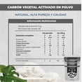 thumbnail image 3 of Carbón Activado Vegetal 100 g Naima Vegano Sin Aditivos Alta Pureza Suplemento Alimenticio, 3 of 6
