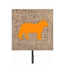 Carolines Treasures BB1010-BL-OR-SH4 Tiger Burlap And Orange Leash Or Key Holder Bb1010