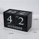 thumbnail image 4 of Calendario De Estilo Retro Nórdico, Calendario Innovador Simple De Madera, Decoración De Escritorio Con Bloque Para El Hogar, Oficina, Boda, 4 of 5
