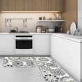 thumbnail image 3 of Kitchen Mat, Cushioned Anti Fatigue Kitchen Rug Set, 2 Pieces Non Slip Waterproof Kitchen Mats for Floor, Comfort Heavy Duty Standing Mat for Kitchen, Laundry, Sink, Office, Desk, 3 of 6