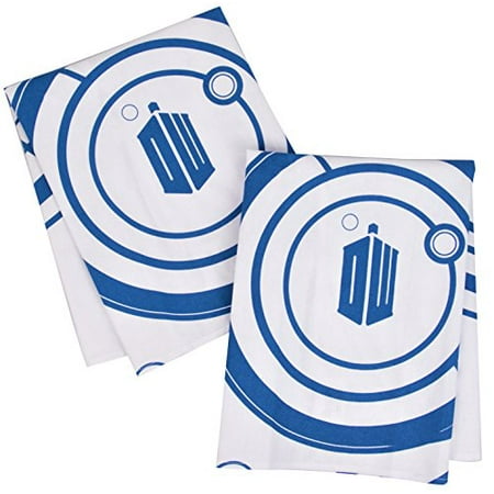 Doctor Who Kitchen Towels 100 Cotton Set Of 2 Perfect Oven Door