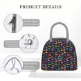 thumbnail image 4 of Disketp Colorful Excavator Bolsa Térmica para Almuerzo, Lonchera con Abertura Amplia y Gran Capacidad, Organizador Reutilizable para Mujeres, Hombres y Adultos, 4 of 6