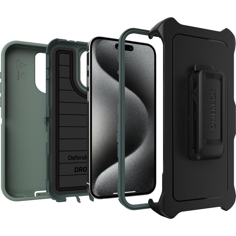 Otterbox Defender Series Pro Rugged Cell Phone Case for iPhone 15 Pro Max, Forest Ranger Otterbox Defender Series Pro Rugged Cell Phone Case for iPhone 15 Pro Max, Forest Ranger