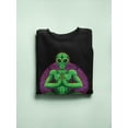 thumbnail image 3 of Yoga Alien Sweatshirt Men -Image by Shutterstock, Male Small, 3 of 4