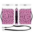 thumbnail image 5 of FOR U DESIGNS Pink Leopard Print Bible Case for Men Reusable Bible Case with Shoulder Strap for Women Size L Leather Bible Cover with Adjustable Strap Bible Case Carrying Book Case, 5 of 7