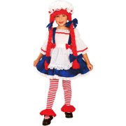 Angle View: Rag Doll Girl Toddler Halloween Costume