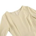 thumbnail image 6 of Efsteb Fall Fashion 2025 Womens Cocktail Dress Long Bell Sleeves V-Neck Formal Bridesmaid Prom Dresses (Khaki,XL), 6 of 7