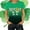 Green, variant on Holiday Tops for Women Spring Graphic Blue Loose Crewneck St. Patricks Day Womens Blouse Soft