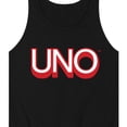 thumbnail image 3 of UNO Logo - Adult Men's Jersey Tank Top, 3 of 5