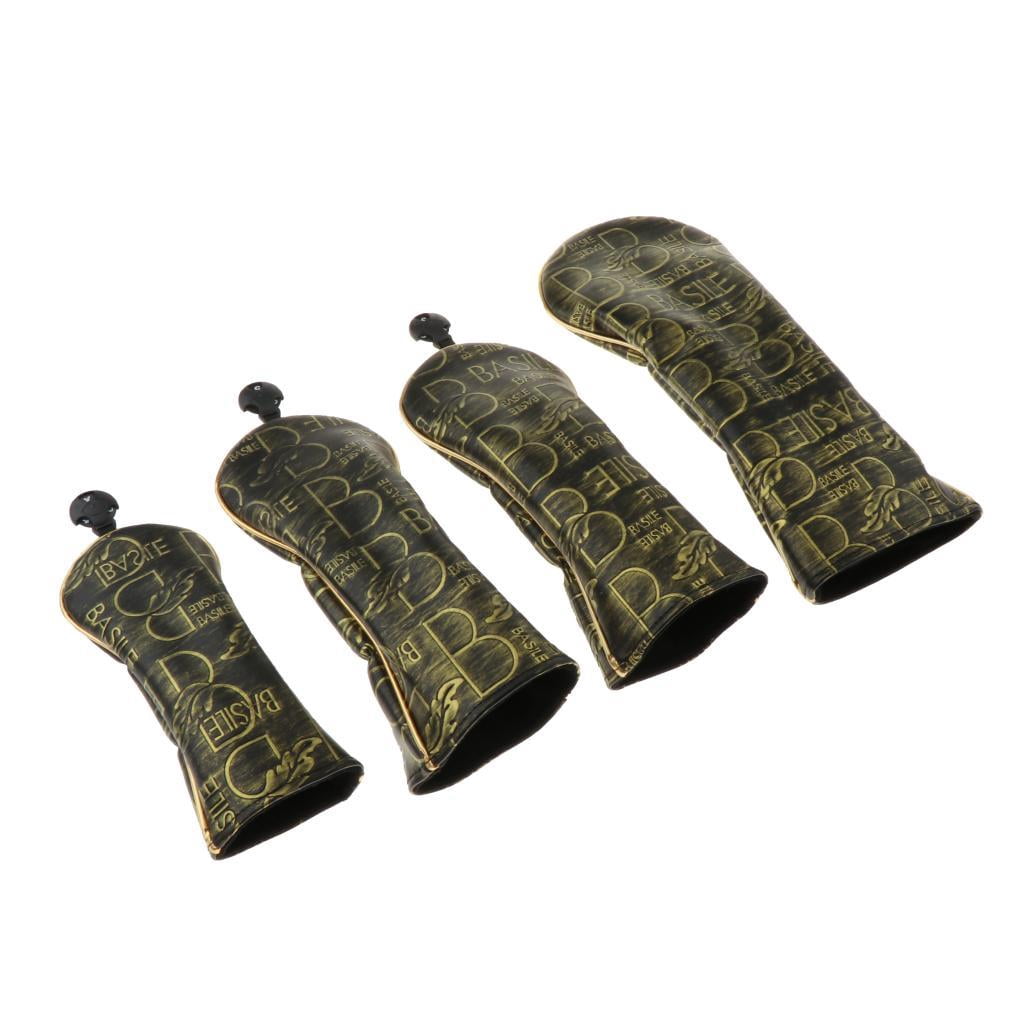 harayaa Golf Wood Head Cover Driver Headcover Long Neck Protector Covers Sleeve 1 3 5 ut 1 3 5 ut Letter