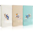 thumbnail image 1 of Toallas de mano Tingjoo Bird Floral Farmhouse, algodón, 34 x 74 cm, 3 unidades, 1 of 6