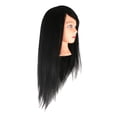 thumbnail image 2 of Cabeza de Peluquería shamjiam 16inch Con Soporte negro, 2 of 9