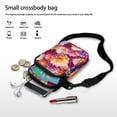 thumbnail image 7 of HELLHERO Women Shoulder Bag Dahlia Pattern 4.33x1.97x7.09 with Zipper Closed Adults for Outdoor Travel Daily Use Leakproof, 7 of 7